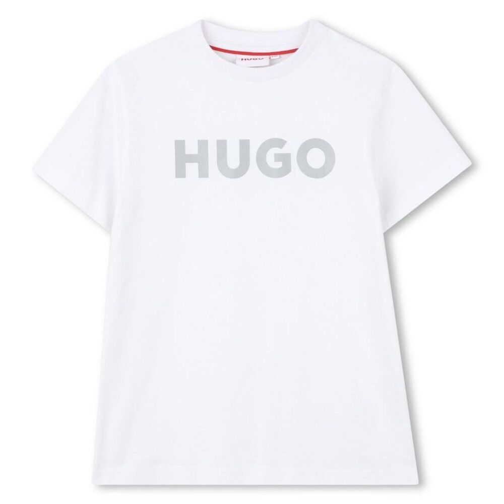 Hugo Childrens/Kids Logo T-Shirt / White